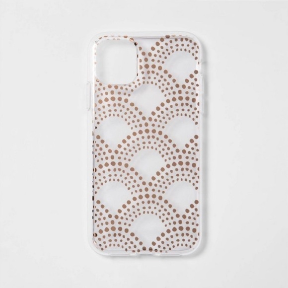 NWT Apple iPhone Case for XR, 11 - Scallop Dot Heyday - Picture 1 of 3